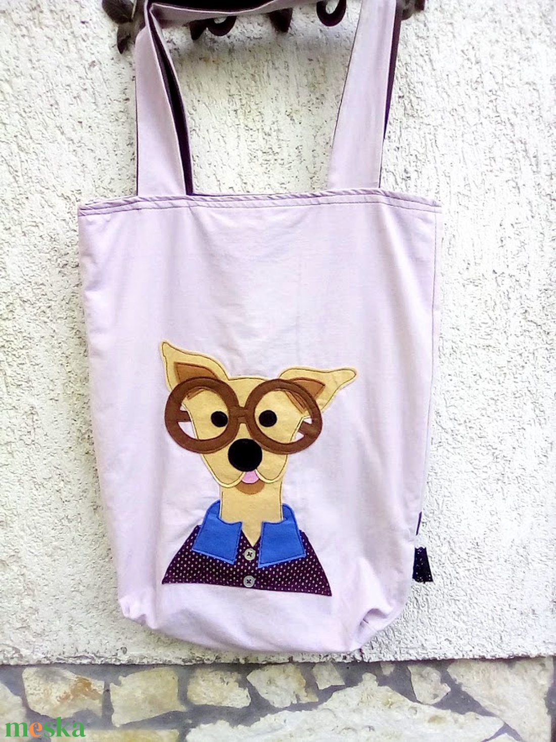 Szemüveges kutya úr táska. Felejtsd el a műanyagot! - táska & tok - bevásárlás & shopper táska - shopper, textiltáska, szatyor - Meska.hu Szemüveges kutya úr táska. Felejtsd el a műanyagot! - táska & tok - bevásárlás & shopper táska - shopper, textiltáska, szatyor - Meska.hu
