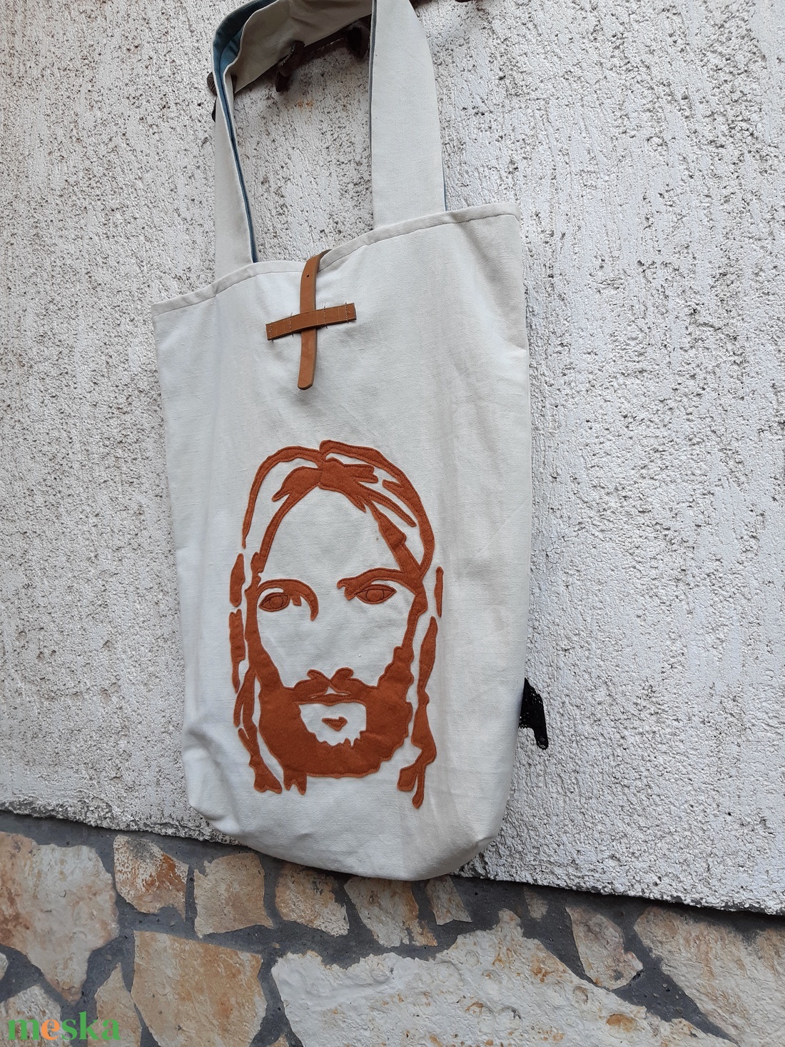 Táska Krisztus arccal. Felejtsd el a műanyagot! - táska & tok - kézitáska & válltáska - válltáska - Meska.hu Táska Krisztus arccal. Felejtsd el a műanyagot! - táska & tok - kézitáska & válltáska - válltáska - Meska.hu