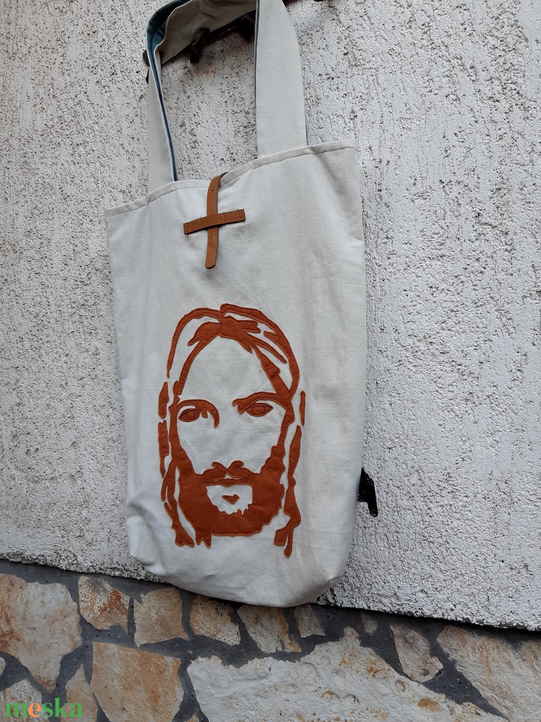 Táska Krisztus arccal. Felejtsd el a műanyagot! - táska & tok - kézitáska & válltáska - válltáska - Meska.hu Táska Krisztus arccal. Felejtsd el a műanyagot! - táska & tok - kézitáska & válltáska - válltáska - Meska.hu