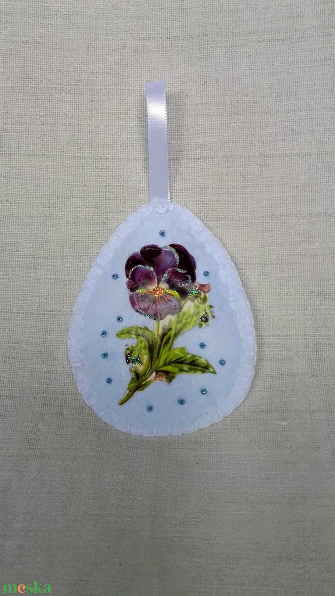 Vintage húsvéti díszek - otthon & életmód - dekoráció - fali és függő dekoráció - függődísz - Meska.hu