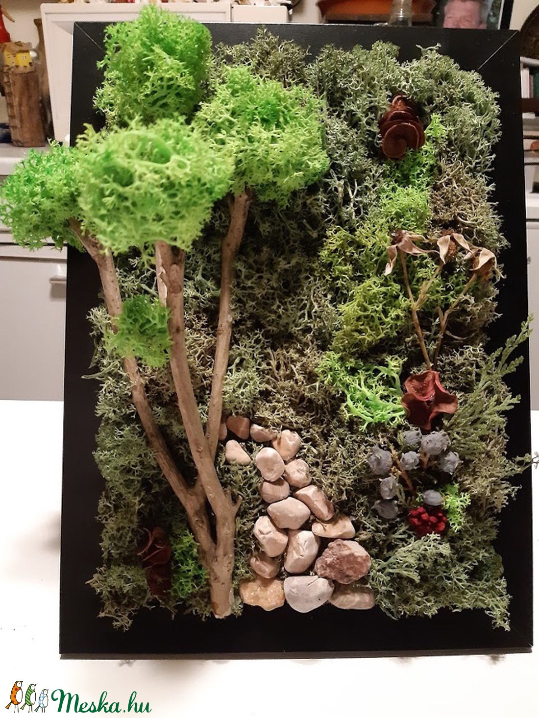 Zuzmó kép. Élő kép, örökzöld kép. - otthon & életmód - dekoráció - kép & falikép - Meska.hu