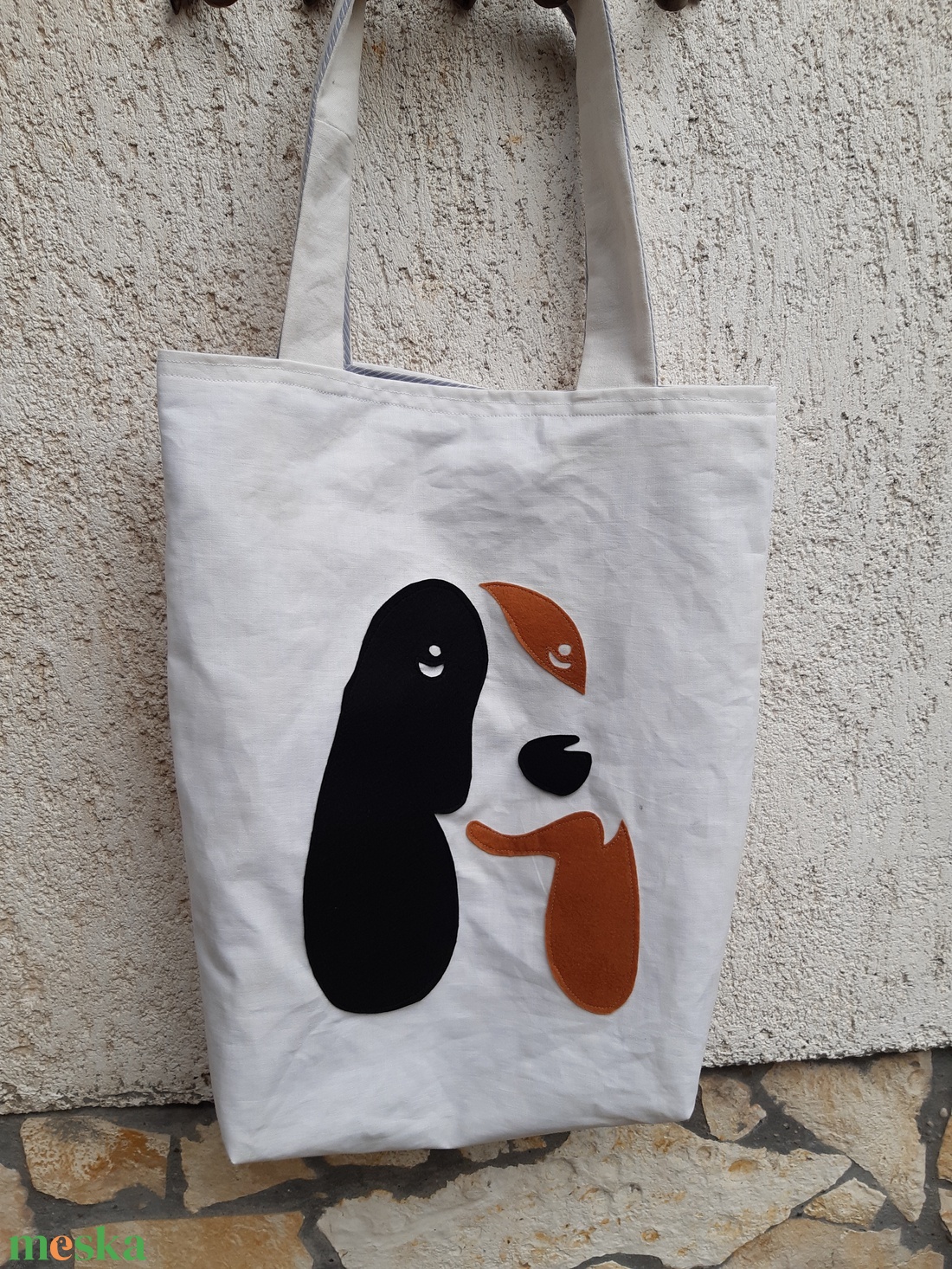Spániel kutyás táska. Felejtsd el a műanyagot! - táska & tok - bevásárlás & shopper táska - shopper, textiltáska, szatyor - Meska.hu Spániel kutyás táska. Felejtsd el a műanyagot! - táska & tok - bevásárlás & shopper táska - shopper, textiltáska, szatyor - Meska.hu