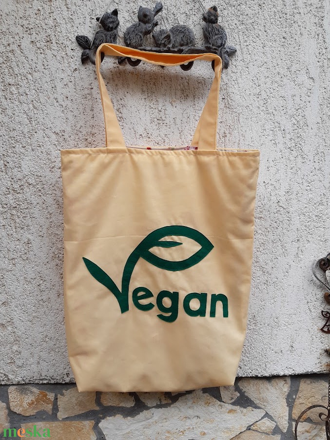 Felejtsd el a műanyagot! Vagány vegan táska. - táska & tok - bevásárlás & shopper táska - shopper, textiltáska, szatyor - Meska.hu