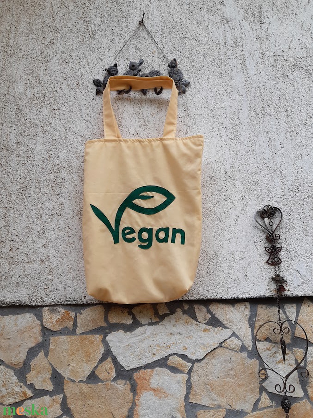 Felejtsd el a műanyagot! Vagány vegan táska. - táska & tok - bevásárlás & shopper táska - shopper, textiltáska, szatyor - Meska.hu