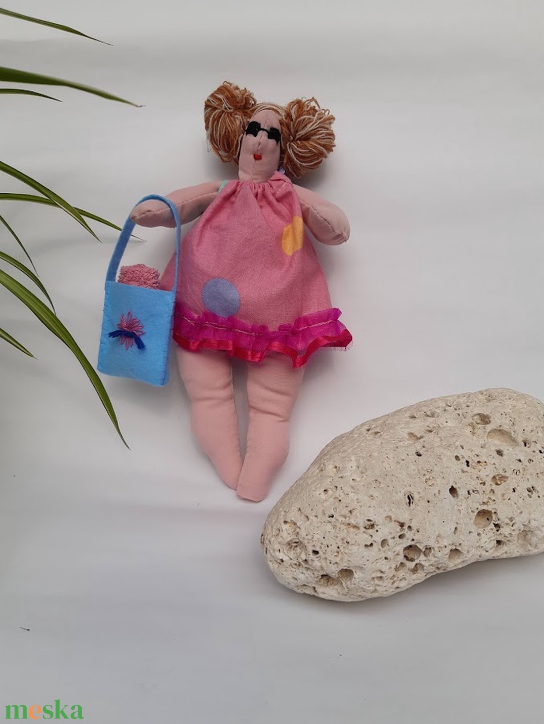Fürdőző Tilda baba napszemüvegben - játék & sport - baba & babaház - öltöztethető baba - Meska.hu