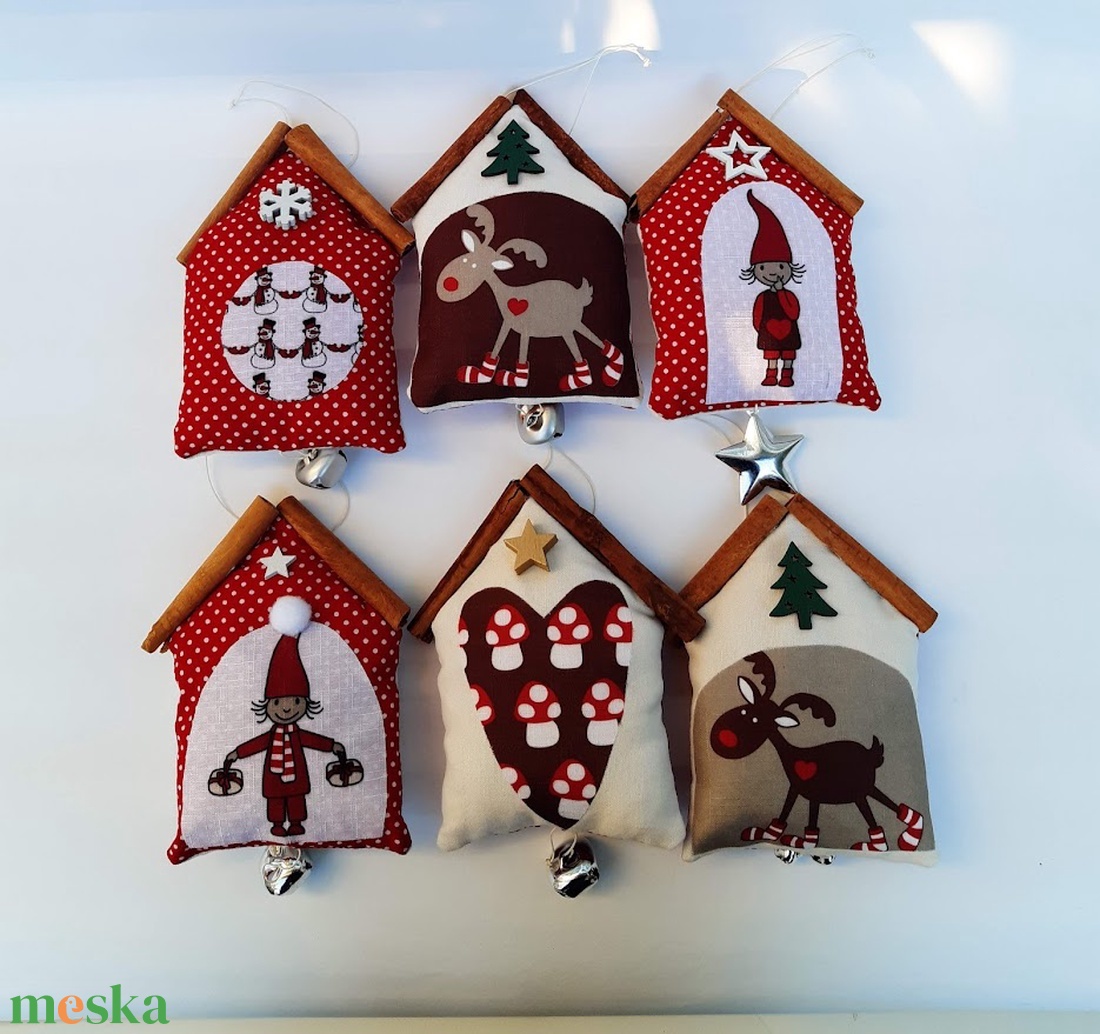 Karácsonyi díszek - karácsony - karácsonyi lakásdekoráció - karácsonyfadíszek - Meska.hu