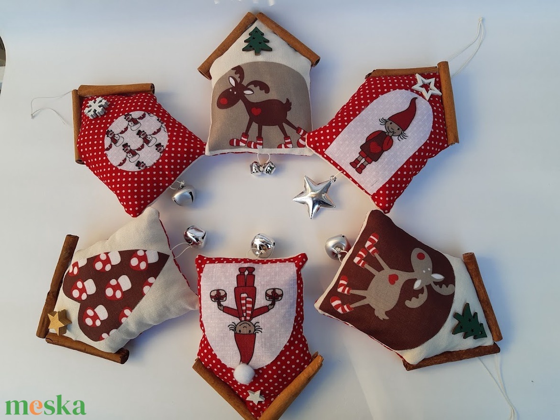 Karácsonyi díszek - karácsony - karácsonyi lakásdekoráció - karácsonyfadíszek - Meska.hu