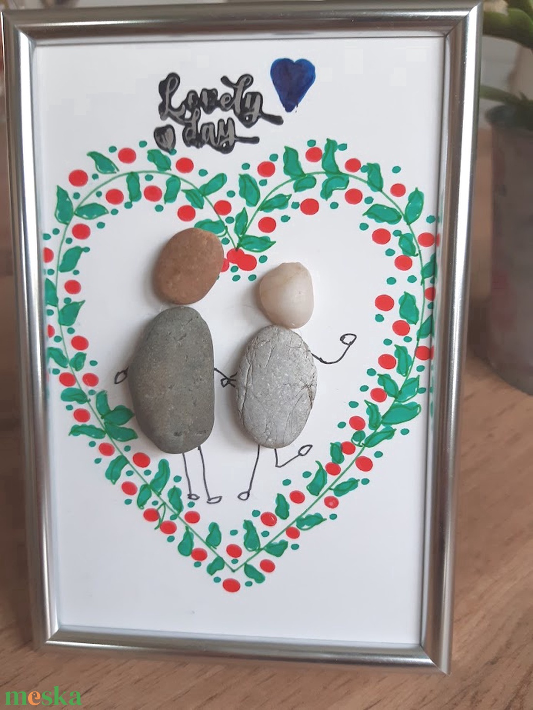 Szép napot! - kavicskép - otthon & életmód - dekoráció - kép & falikép - kavics kép - Meska.hu