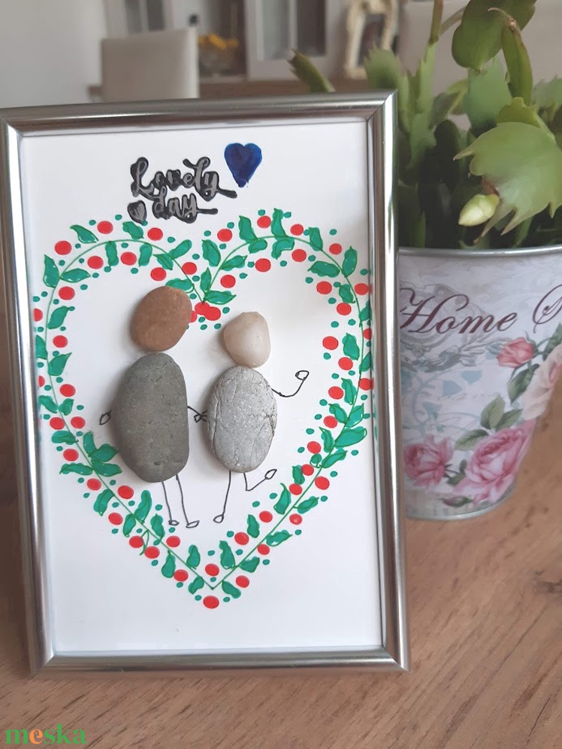 Szép napot! - kavicskép - otthon & életmód - dekoráció - kép & falikép - kavics kép - Meska.hu