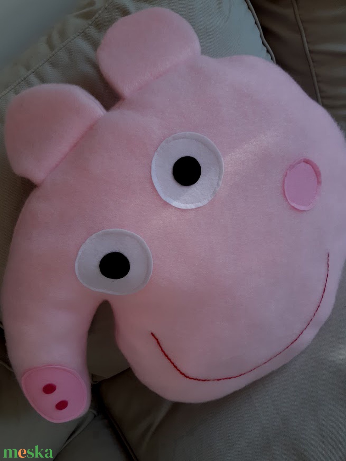 Peppa malac párna - otthon & életmód - babaszoba, gyerekszoba - gyerek díszpárna - Meska.hu