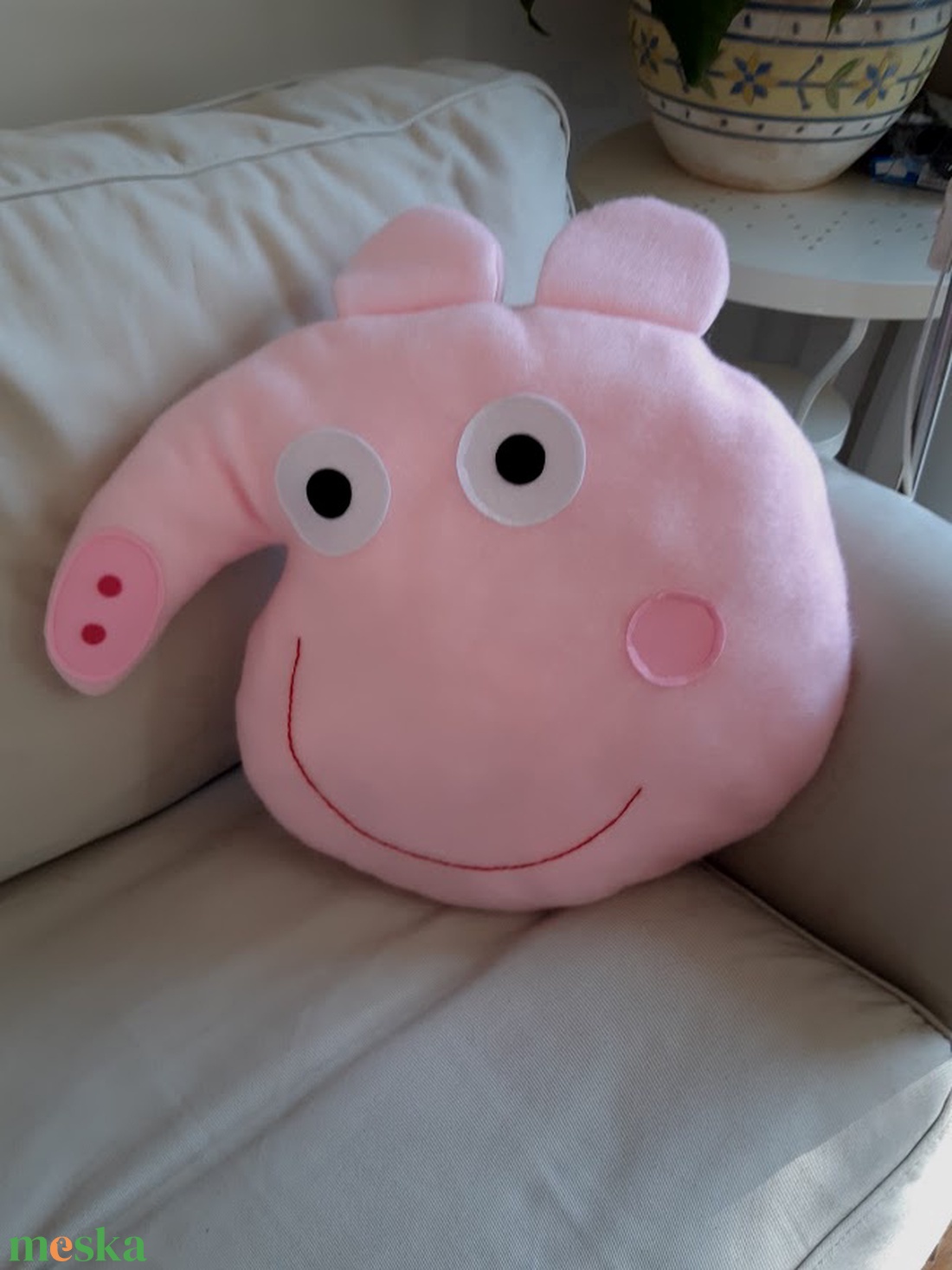 Peppa malac párna - otthon & életmód - babaszoba, gyerekszoba - gyerek díszpárna - Meska.hu