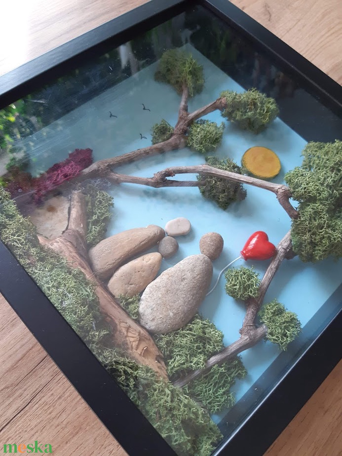 Család - kavicskép - otthon & életmód - dekoráció - asztal és polc dekoráció - kavics & kő - Meska.hu