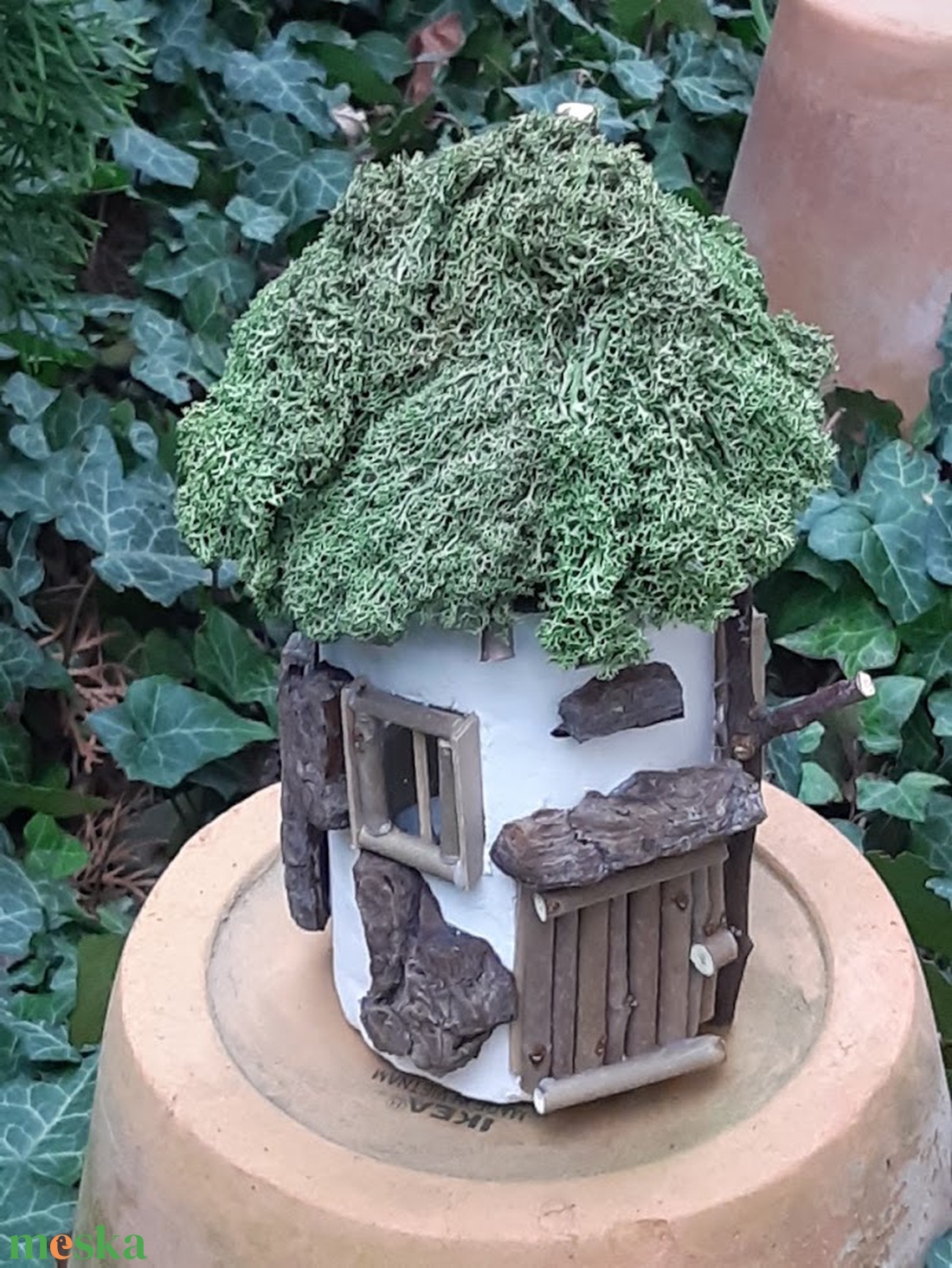 Világító házikó - otthon & életmód - dekoráció - asztal és polc dekoráció - zuzmódekoráció, mohadekoráció - Meska.hu