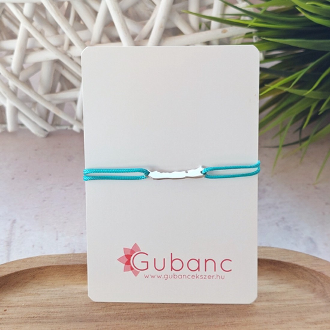 Balaton zsineg karkötő, nemesacél - 13 - ékszer - karkötő - fonott karkötő - Meska.hu