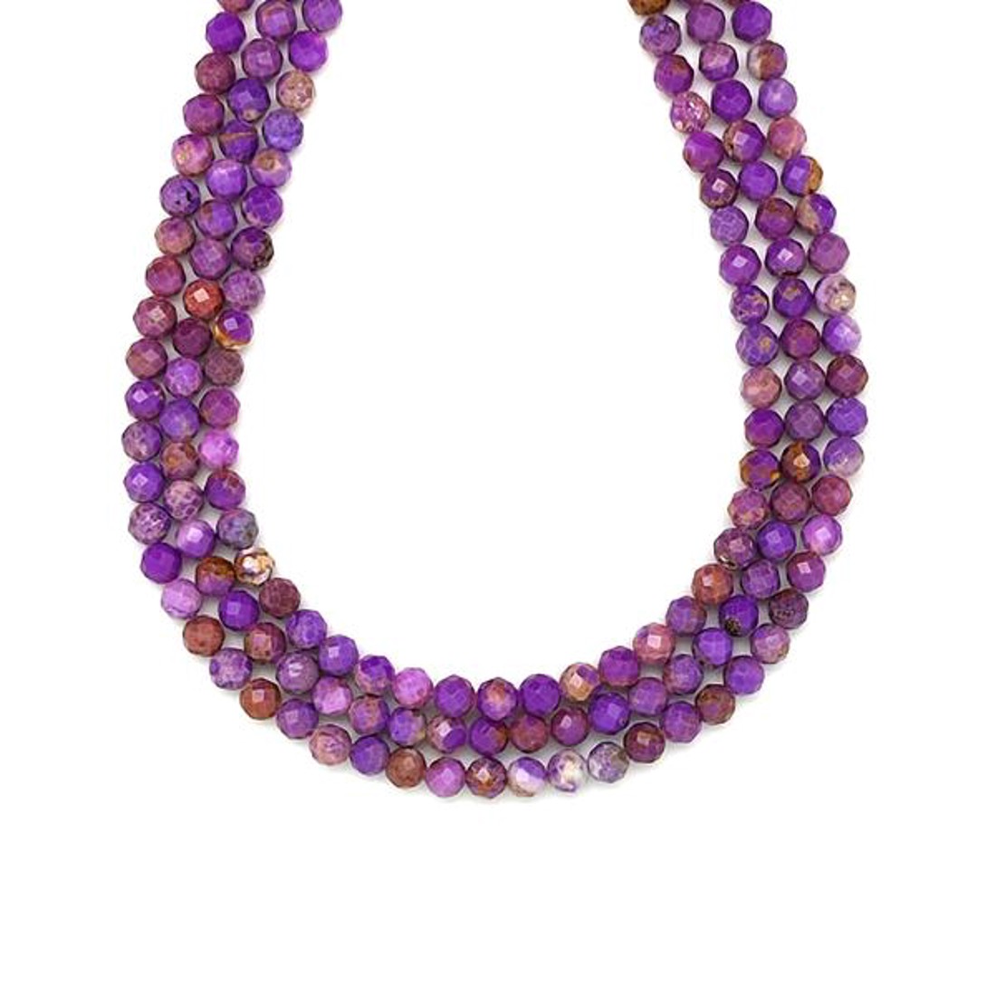 Phosphosiderit fazettált golyó 4,5mm ékszerkészítő alapanyag (füzér) - kellékek & szerszámok - ásvány alapanyag - ásványfüzér - Meska.hu