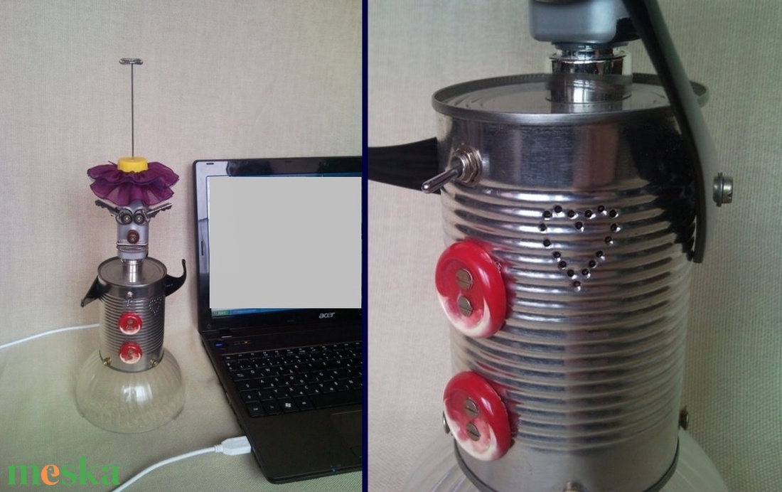 Bohóc hangulatlámpa, laptop lámpa - USB csatlakozóról működik, újrahasznosított anyagokból - otthon & életmód - lámpa - hangulatlámpa - Meska.hu Bohóc hangulatlámpa, laptop lámpa - USB csatlakozóról működik, újrahasznosított anyagokból - otthon & életmód - lámpa - hangulatlámpa - Meska.hu