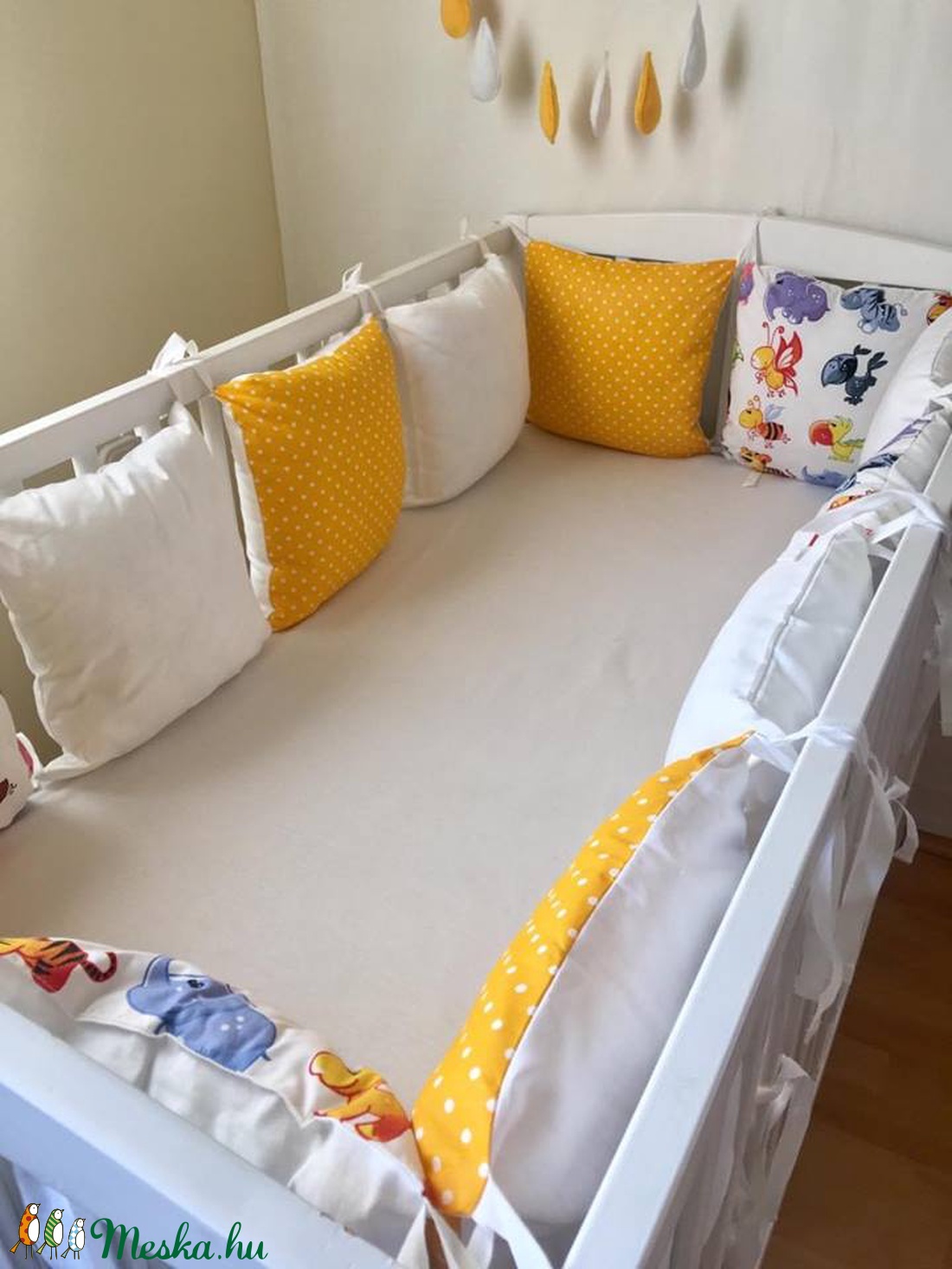  Napsárga  rácsvédő párna szett 6 db-os -  - Meska.hu