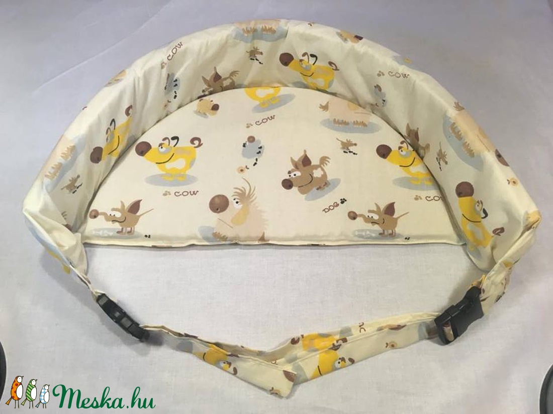 Bézs kiskutyás autós tálca gyerekeknek -  - Meska.hu