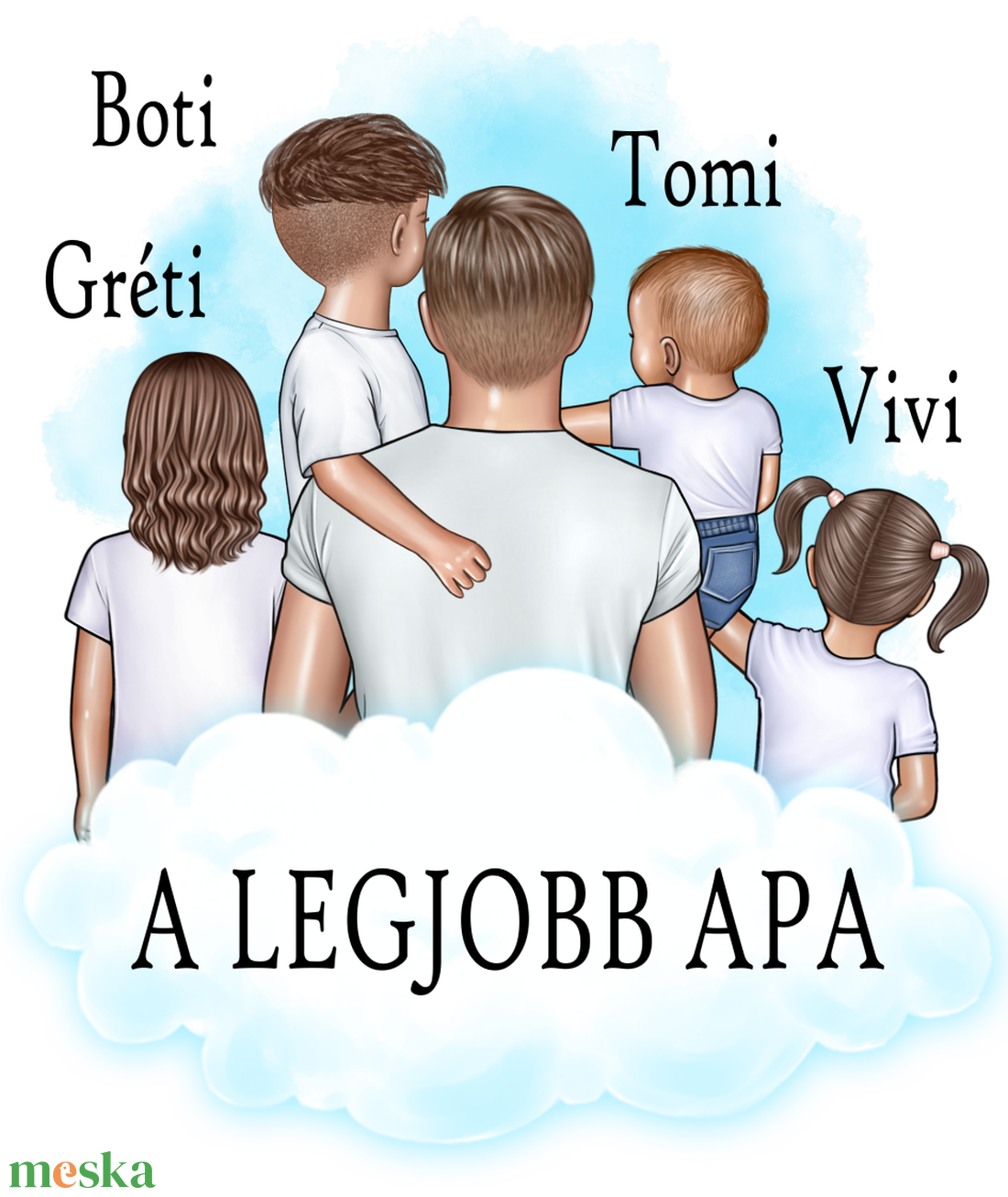 Egyedi bögre Apák napjára  szerkeszthető karakterekkel - otthon & életmód - konyhafelszerelés, tálalás - tálalás - bögre & csésze - Meska.hu