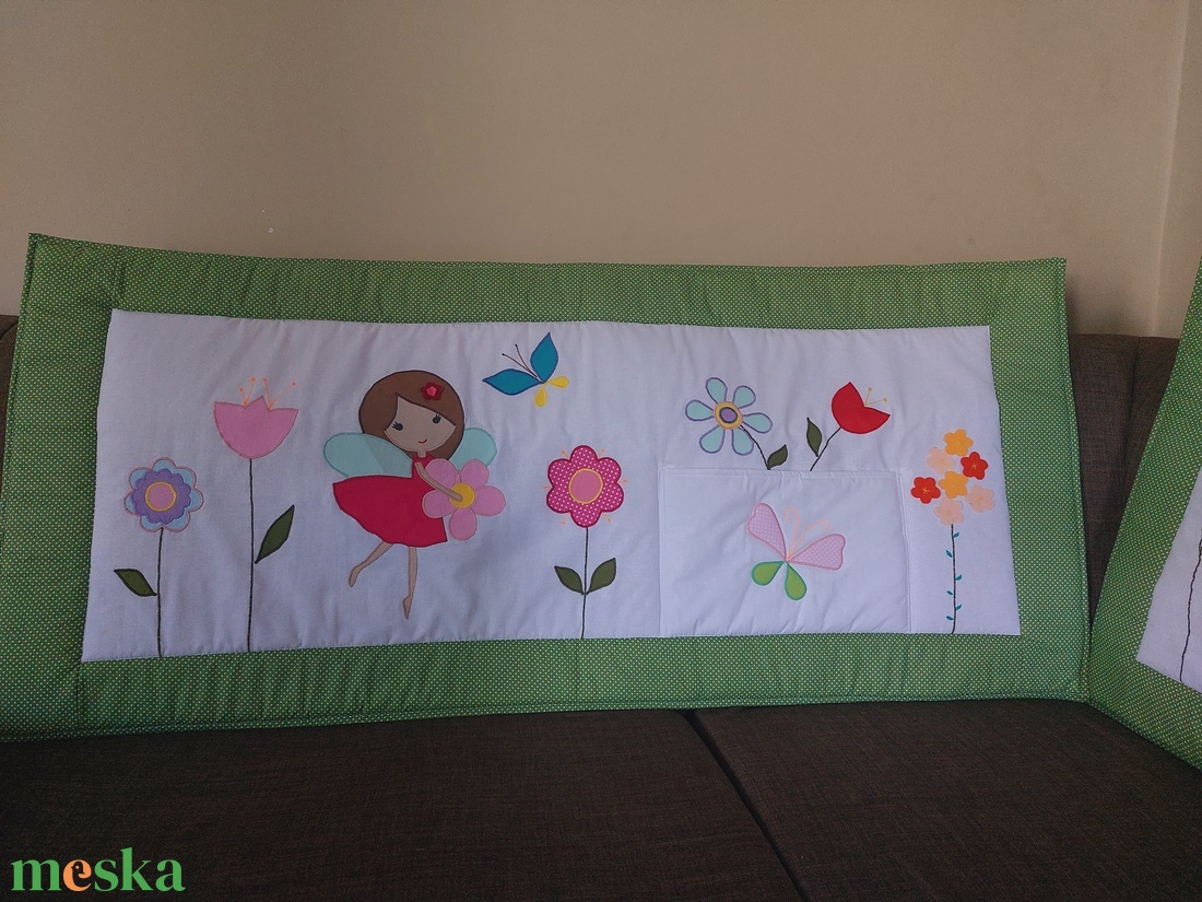 Pamutvászon falvédő  - otthon & életmód - babaszoba, gyerekszoba - Meska.hu