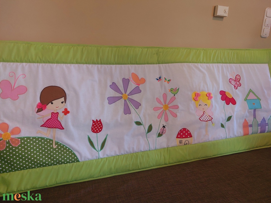 Tündéres falvédő  - baba - mama - babaszoba dekoráció - falvédő gyerekszobába - Meska.hu