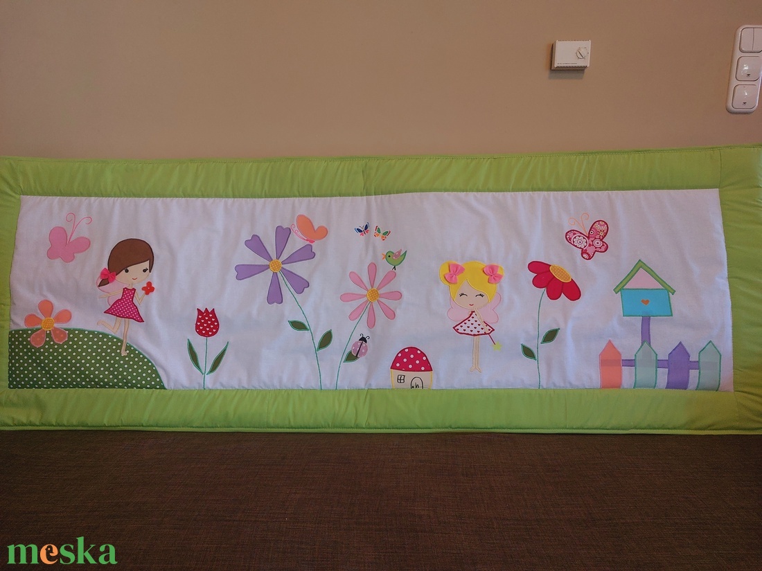 Tündéres falvédő  - baba - mama - babaszoba dekoráció - falvédő gyerekszobába - Meska.hu