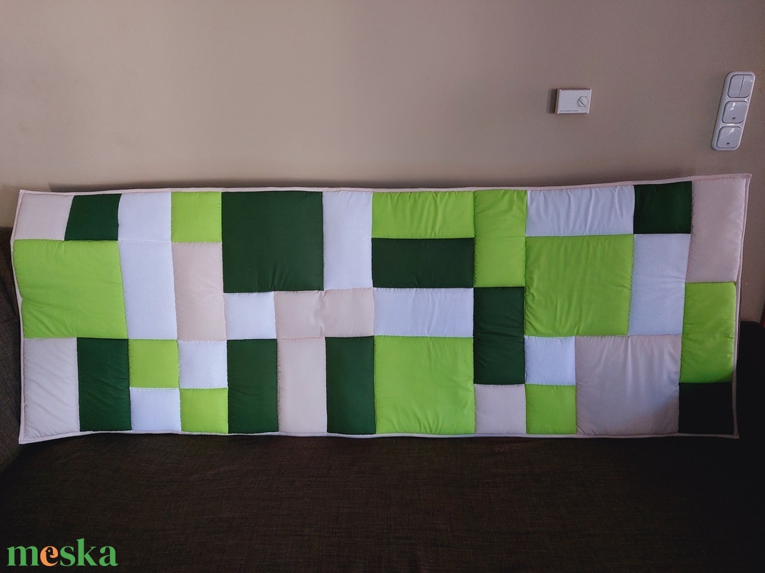 Zöld, patchwork falvédő - otthon & életmód - lakástextil - falvédő - Meska.hu Zöld, patchwork falvédő - otthon & életmód - lakástextil - falvédő - Meska.hu