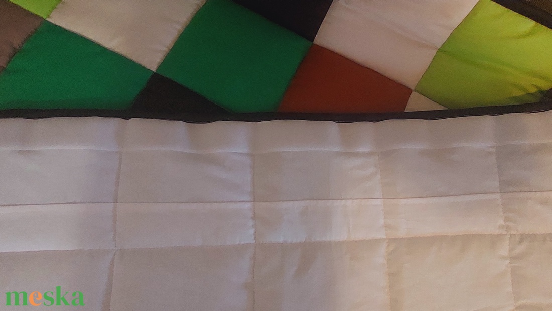 Barna, zöld falvédő  - otthon & életmód - lakástextil - falvédő - Meska.hu