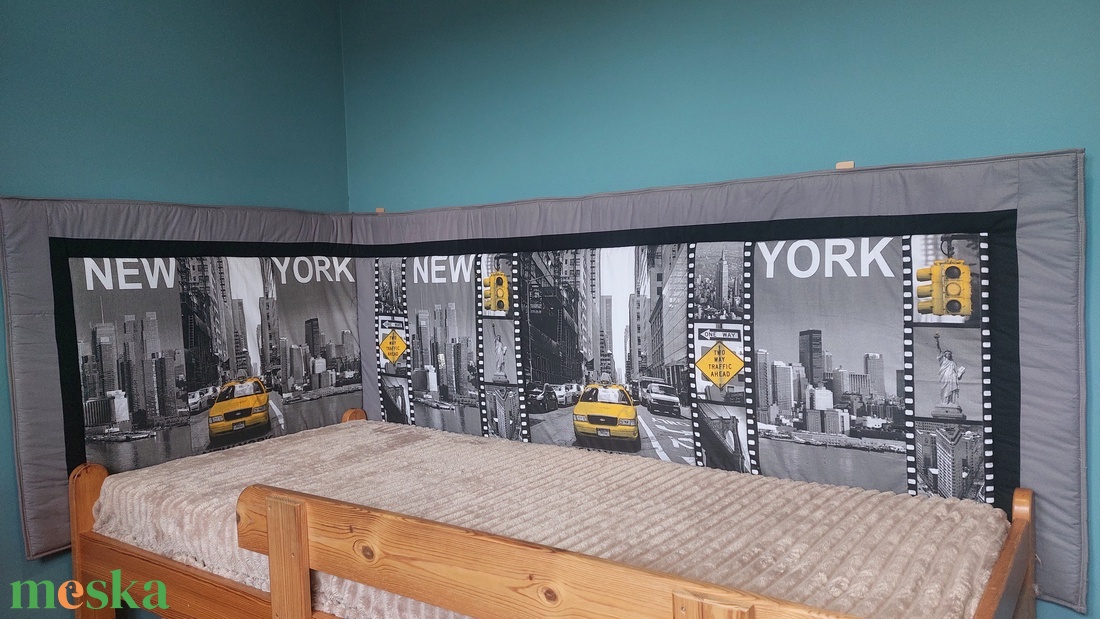 New York mintás falvédő  - otthon & életmód - lakástextil - falvédő - Meska.hu