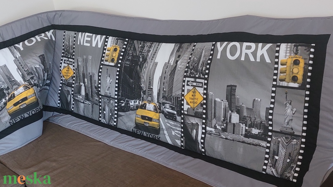 New York mintás falvédő  - otthon & életmód - lakástextil - falvédő - Meska.hu