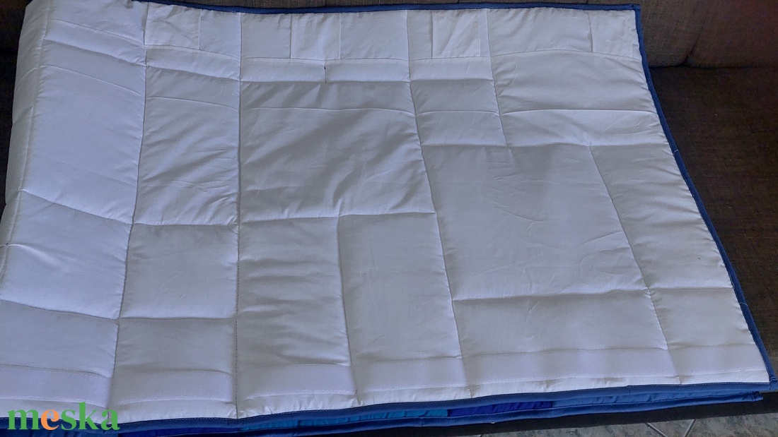 Kék falvédő - otthon & életmód - lakástextil - falvédő - Meska.hu