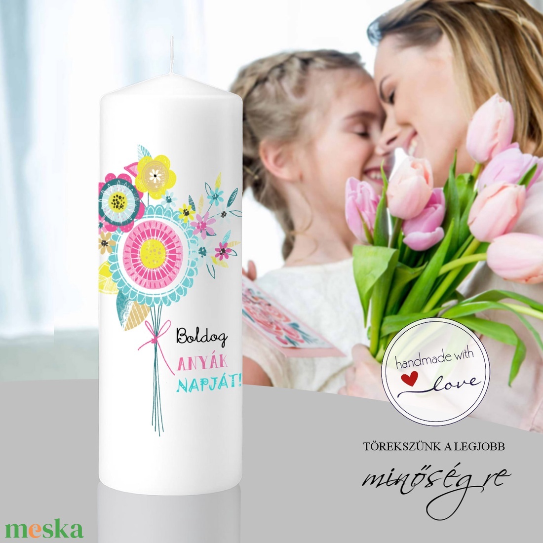 Vidám bokréta anyáknapi gyertya - otthon & életmód - gyertya, illat, aroma - gyertya - Meska.hu Vidám bokréta anyáknapi gyertya - otthon & életmód - gyertya, illat, aroma - gyertya - Meska.hu