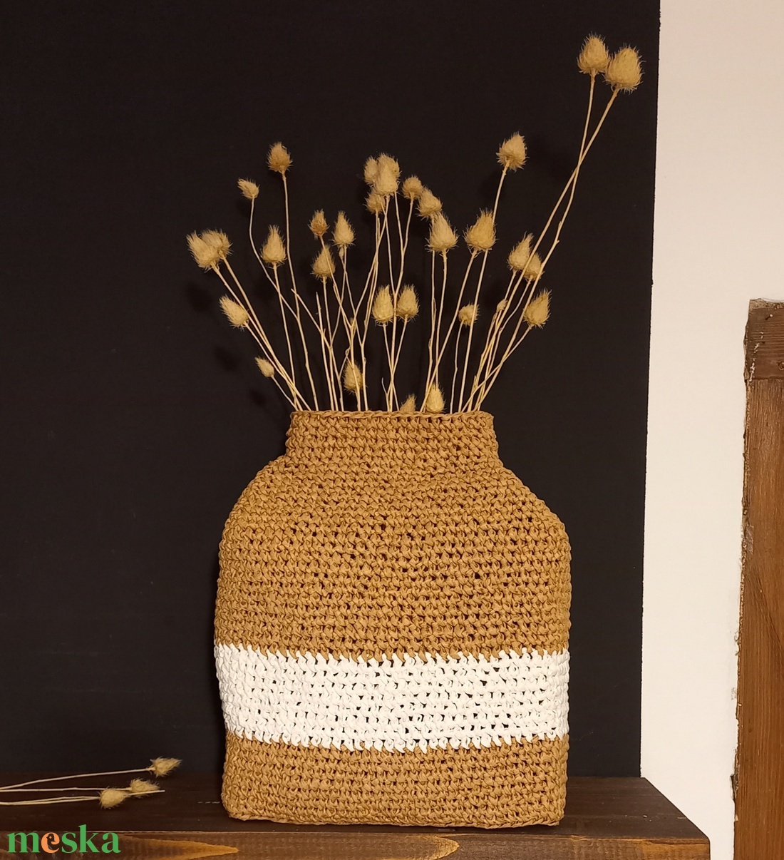 Váza / kaspó horgolt raffia - otthon & életmód - dekoráció - virágdísz és tartó - váza - Meska.hu Váza / kaspó horgolt raffia - otthon & életmód - dekoráció - virágdísz és tartó - váza - Meska.hu