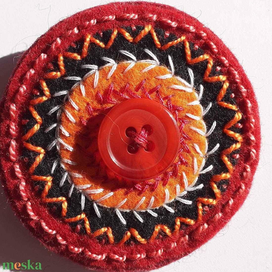 Kitűző - Naplemente - ékszer - kitűző és bross - Meska.hu