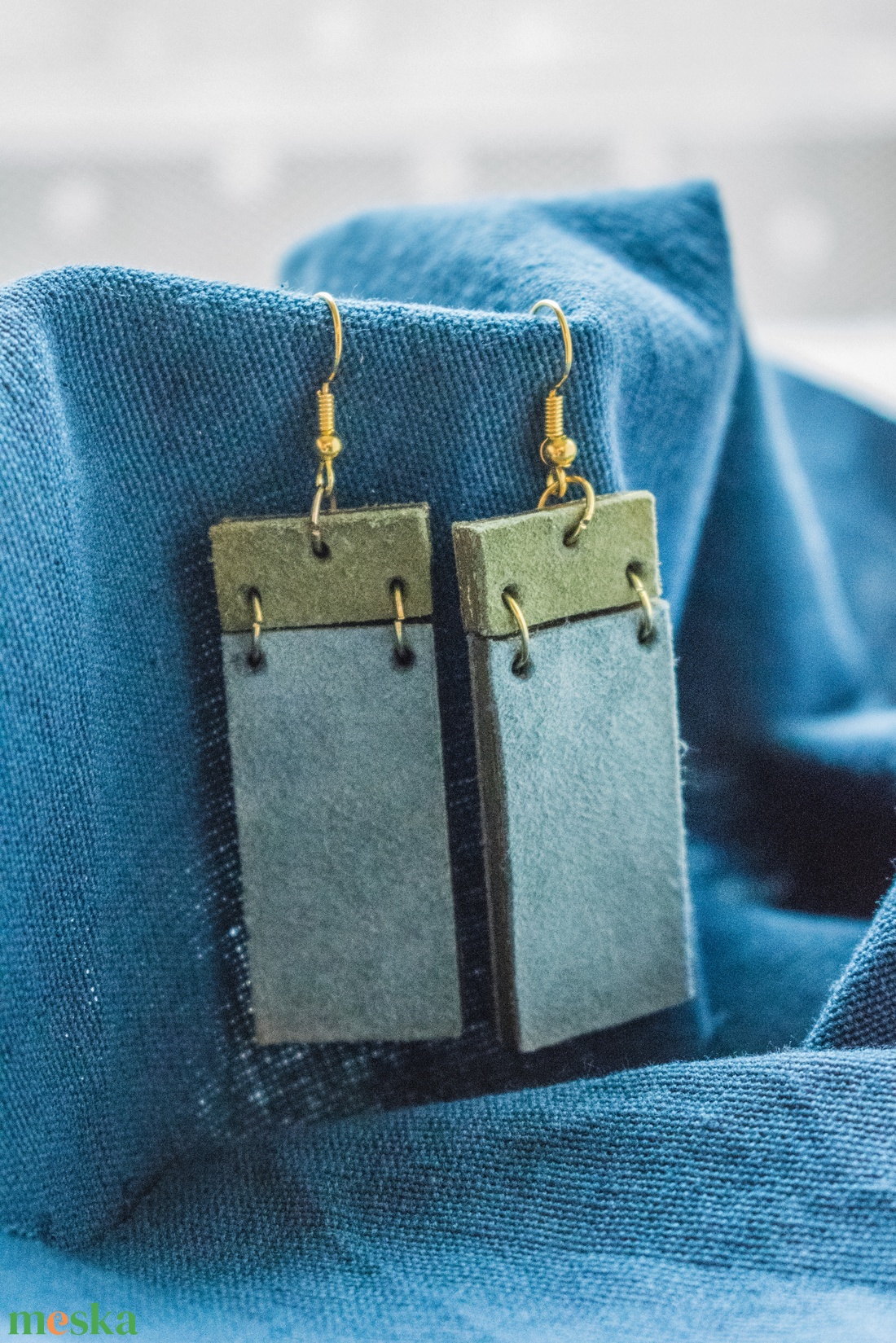 !NYÁRI AKCIÓ! -20% kedvezmény- Fülbevaló - velúr 1. - ékszer - fülbevaló - lógós kerek fülbevaló - Meska.hu