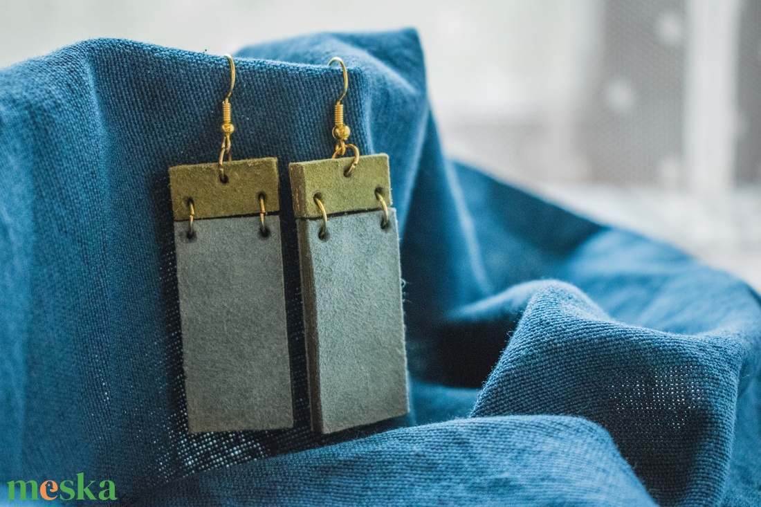 !NYÁRI AKCIÓ! -20% kedvezmény- Fülbevaló - velúr 1. - ékszer - fülbevaló - lógós kerek fülbevaló - Meska.hu