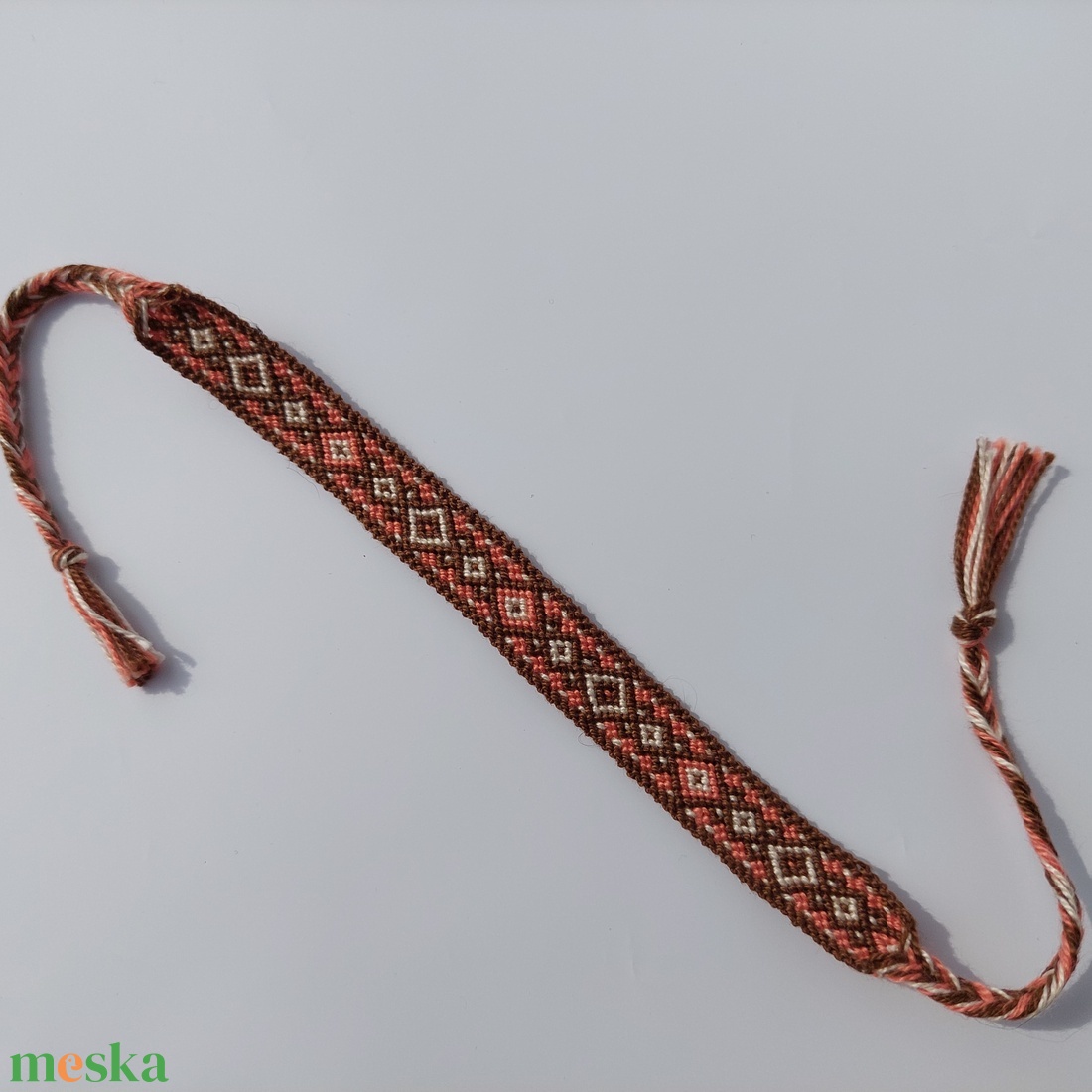 Csomózott karkötő  - ékszer - karkötő - fonott karkötő - Meska.hu