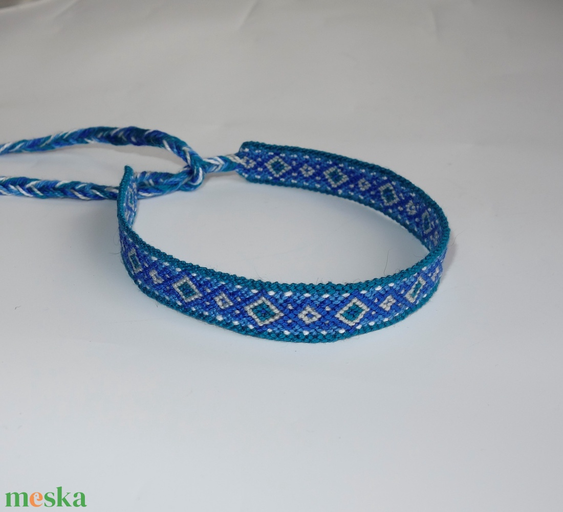 Csomózott karkötő - nagyméretű - ékszer - karkötő - fonott karkötő - Meska.hu