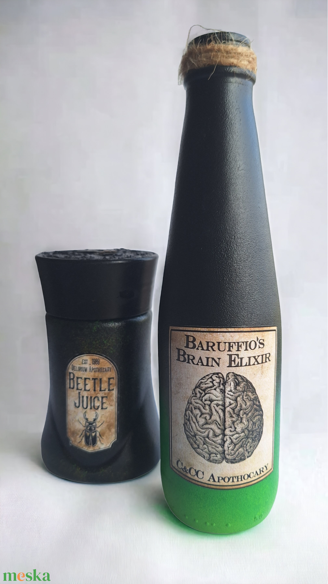 Brain Elixir és Beetle Juice - otthon & életmód - dekoráció - dísztárgy - Meska.hu Brain Elixir és Beetle Juice - otthon & életmód - dekoráció - dísztárgy - Meska.hu