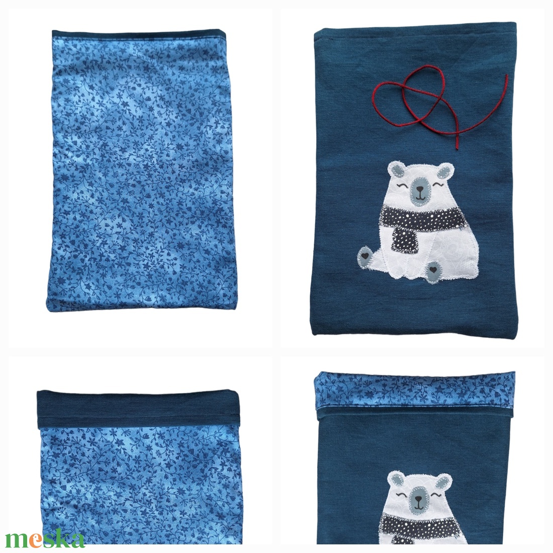 Mikulás zsák/ Ajándék batyu - mackó - karácsony - mikulás - mikulás zsák - Meska.hu