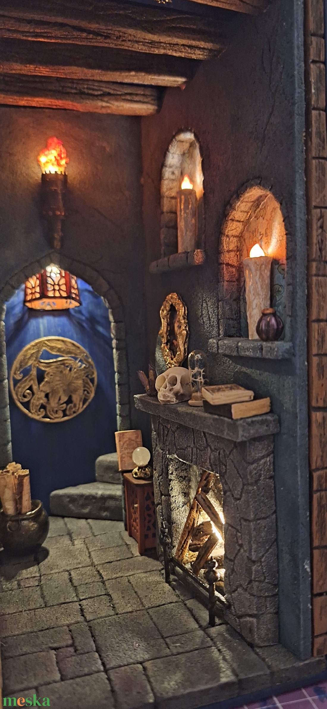 Hollóhát klubhelység könyvtámasz/ Ravenclaw common room bookend - otthon & életmód - dekoráció - asztal és polc dekoráció - díszdoboz - Meska.hu