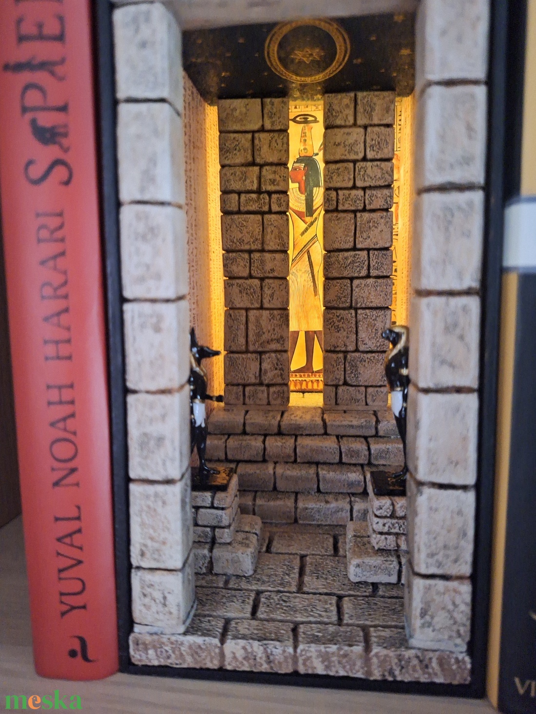 Polc dísz, Book Nook - Egyiptom  - otthon & életmód - dekoráció - dekoratív figurák és szobrok - Meska.hu