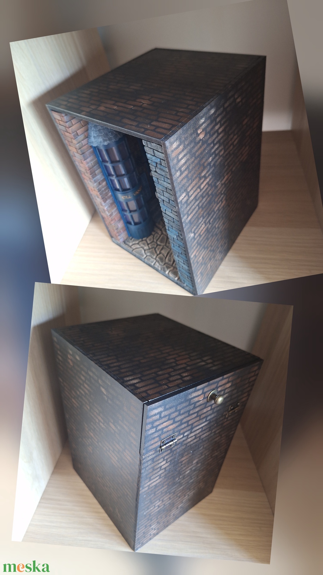 Az Abszol út- Book Nook - könyvtár (Diagon Alley) - otthon & életmód - dekoráció - dekoratív figurák és szobrok - Meska.hu