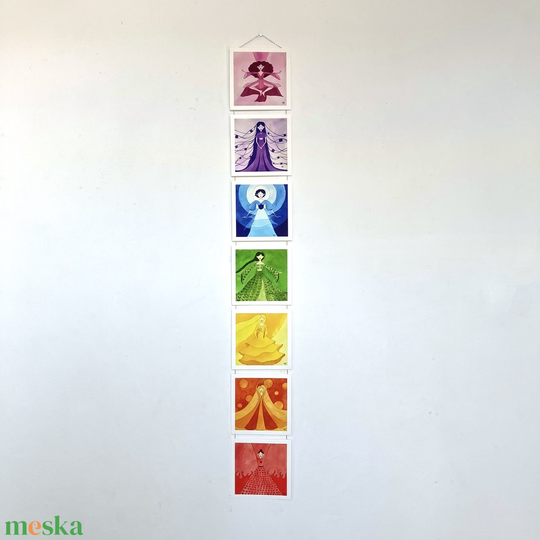 Csakra csajok - nyomatok - művészet - grafika & illusztráció - művészi nyomat - Meska.hu