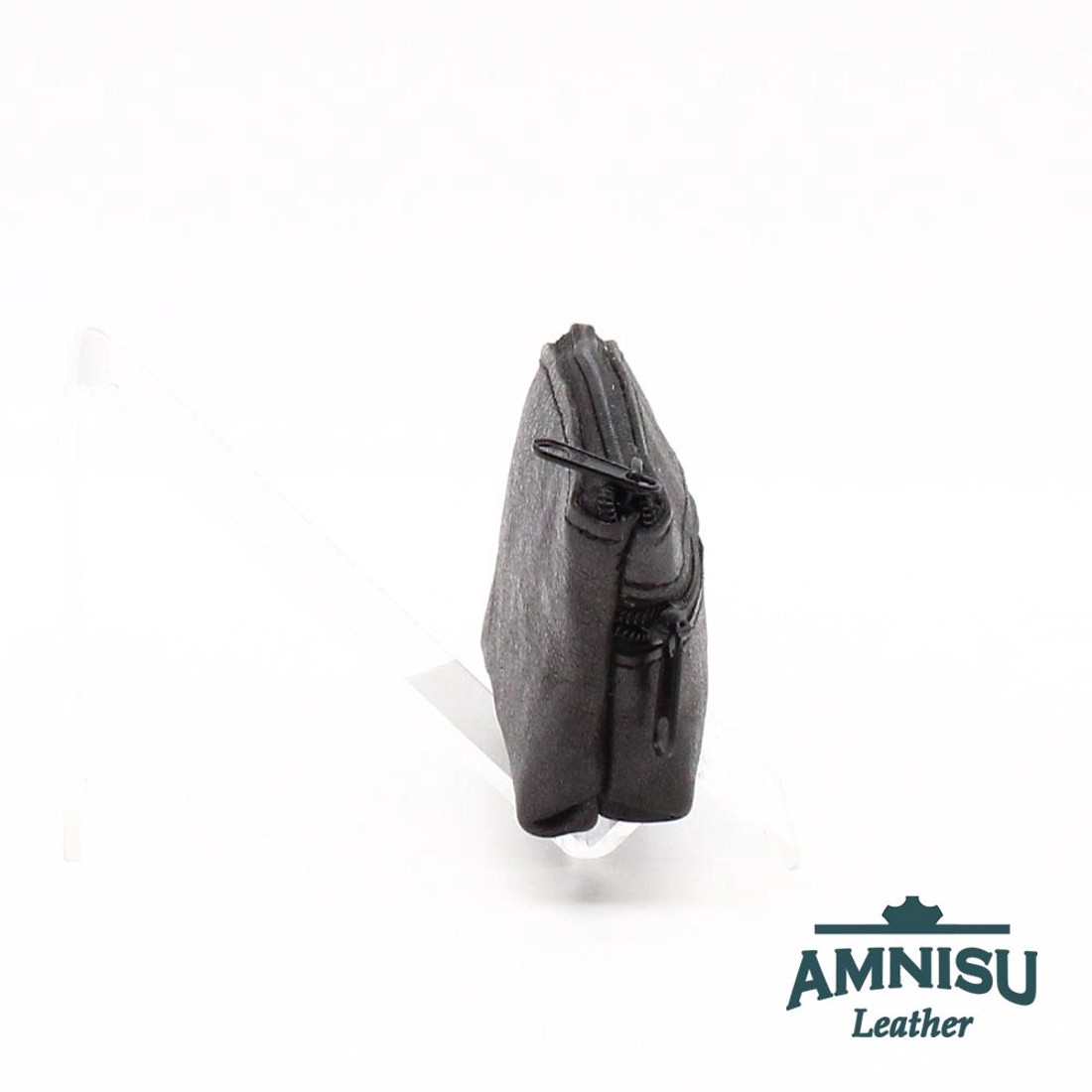 Fényes fekete kettő cipzáras kulcstartó B8006 - táska & tok - kulcstartó & táskadísz - kulcstartó - Meska.hu