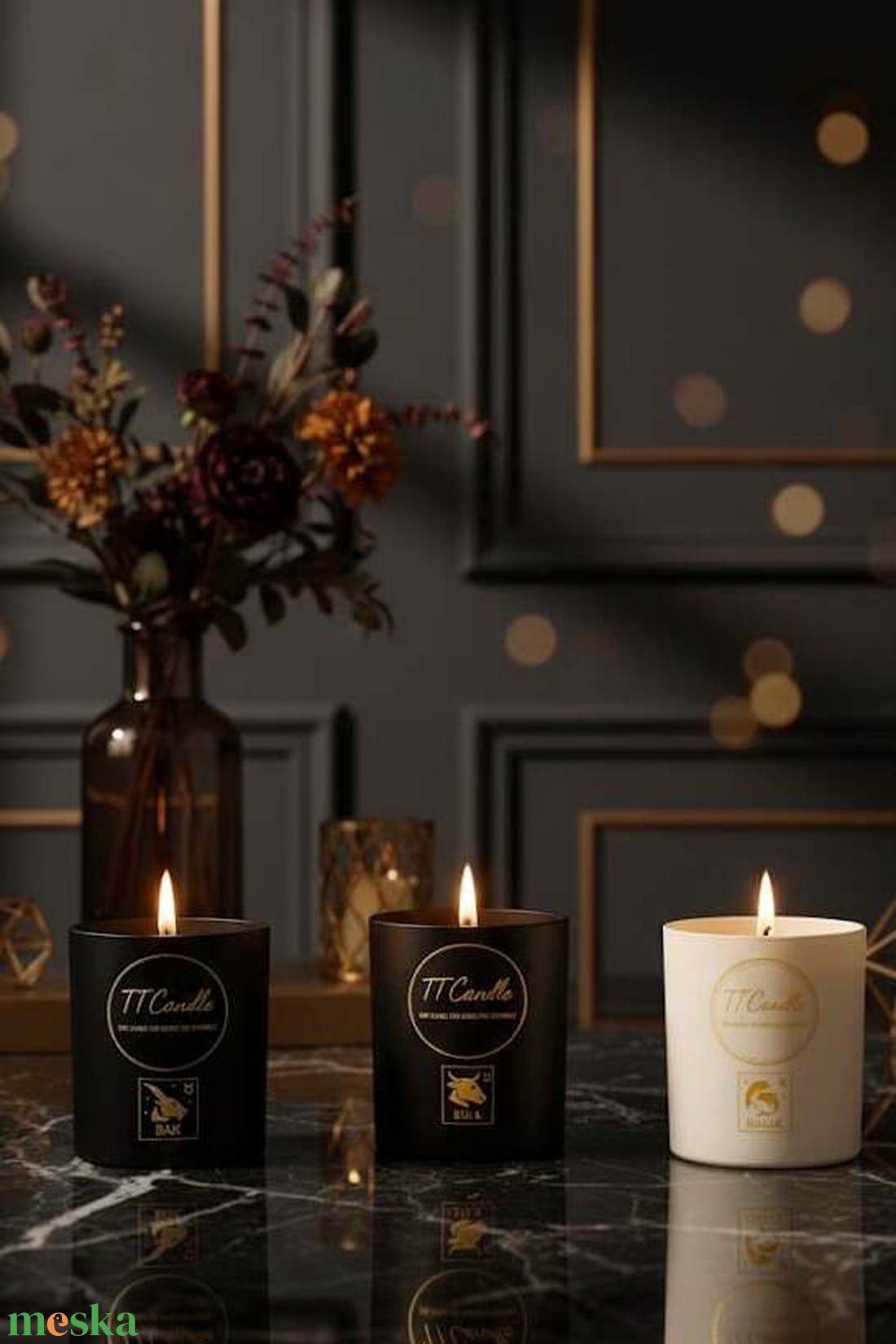 Horoszkópos prémium illatgyertya - otthon & életmód - gyertya, illat, aroma - gyertya - Meska.hu