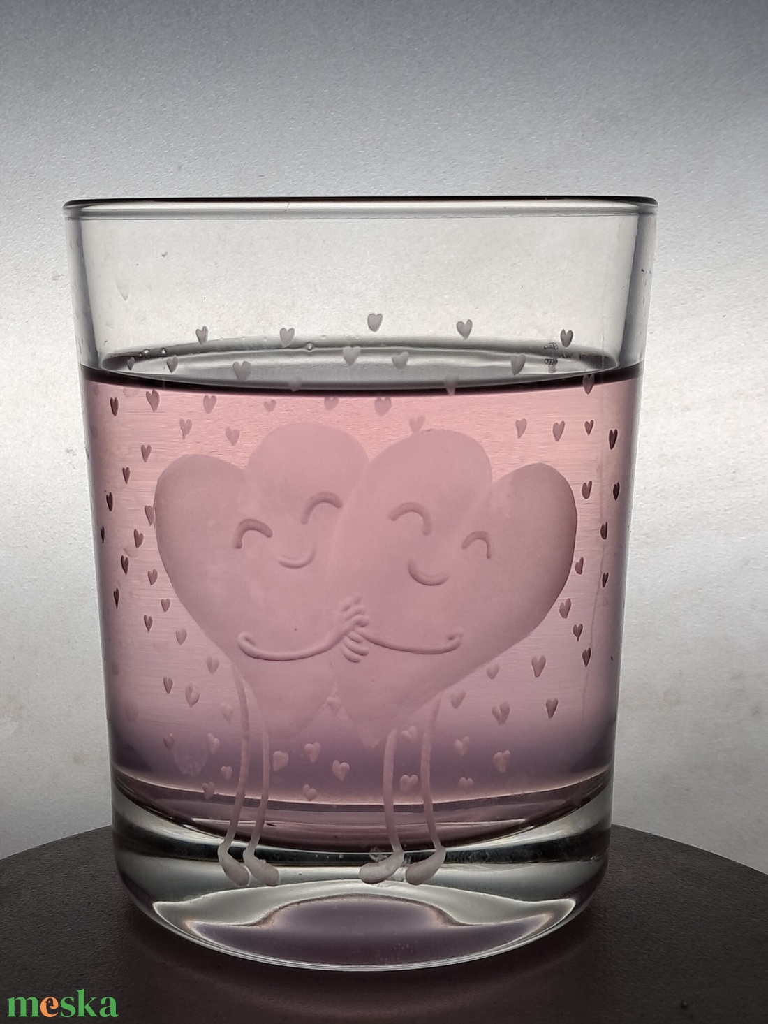 Szerelmes pohár 2 - esküvő - dekoráció - tálalás - Meska.hu