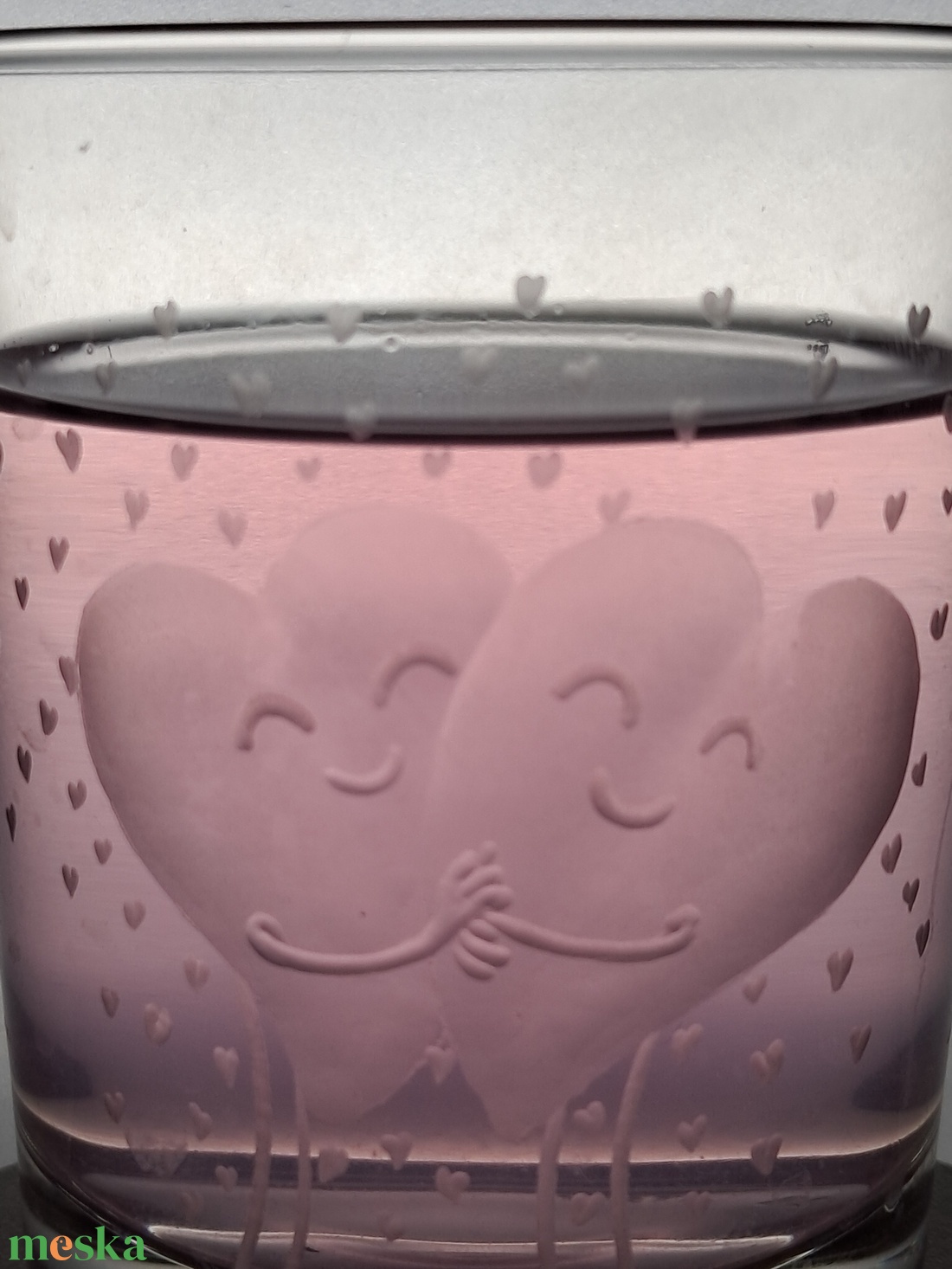 Szerelmes pohár 2 - esküvő - dekoráció - tálalás - Meska.hu