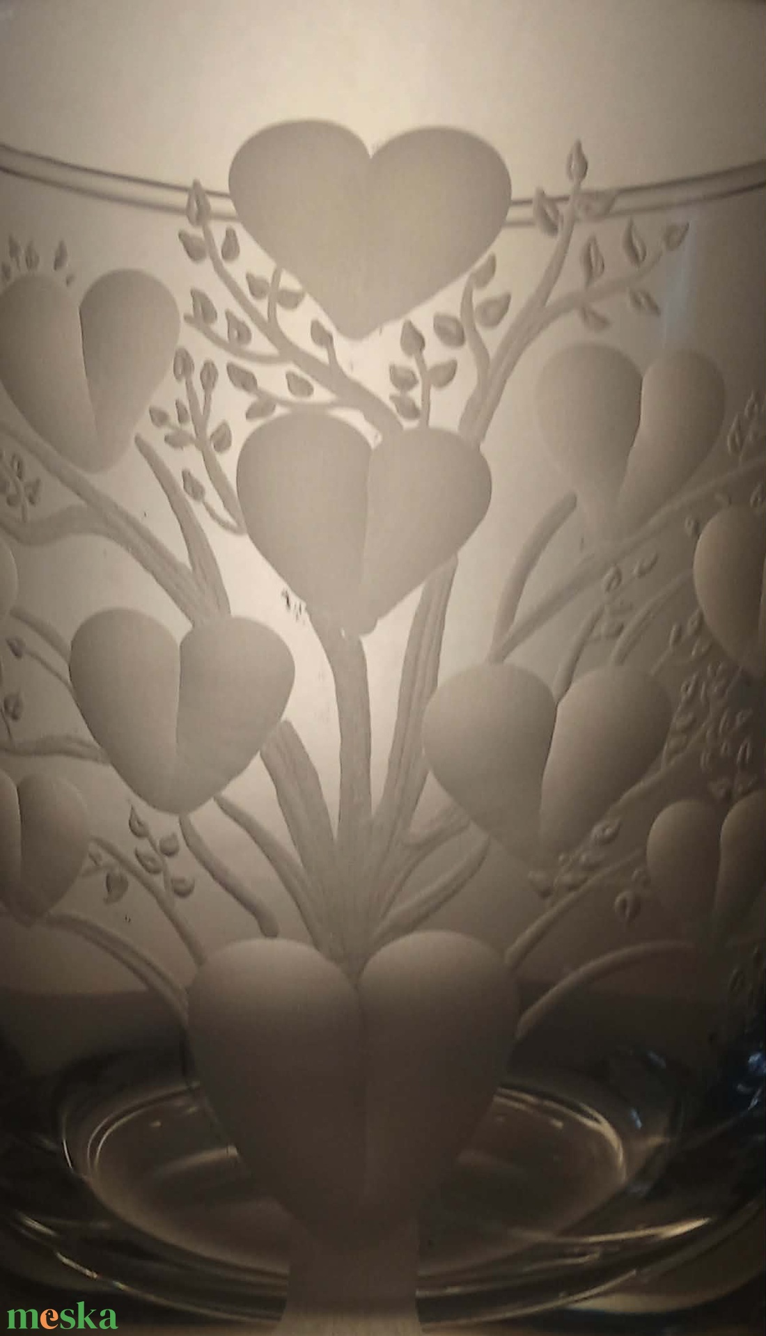 Szív-fa pohár - otthon & életmód - konyhafelszerelés, tálalás - tálalás - pohár - Meska.hu