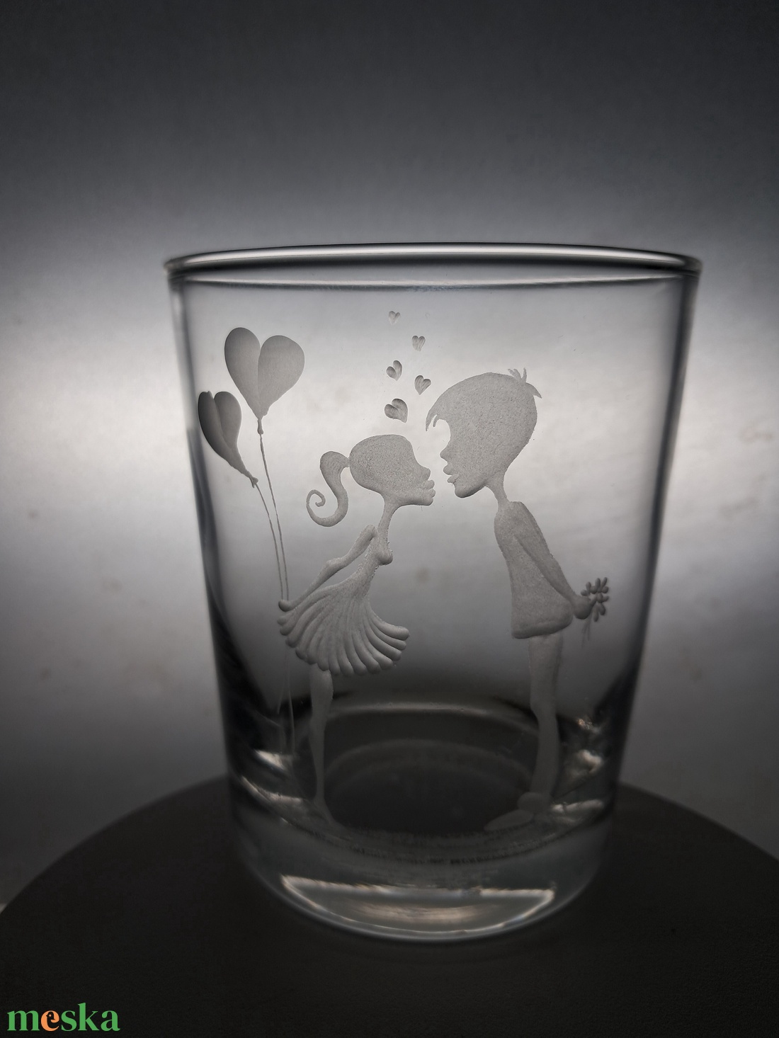 Szerelmes pohár 3 - esküvő - dekoráció - tálalás - Meska.hu